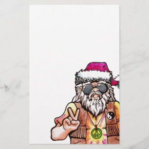 Papier Hippie Père Noël