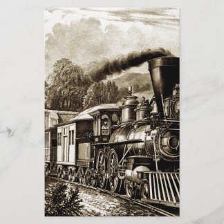 Papier Historique des locomotives des moteurs à vapeur
