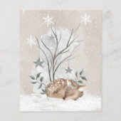 Papier Hiver Ce qui est dans votre jeu de baby shower à s (Dos)