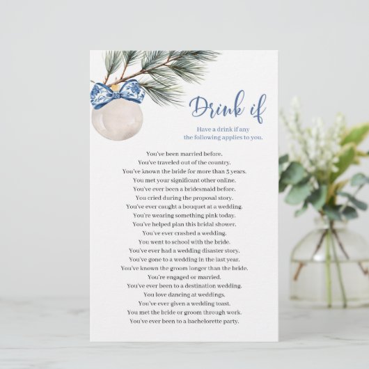 Papier Hiver Chinoiserie Bow Bow Bow Si Fête des mariées (Debout devant)