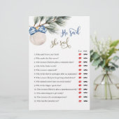 Papier Hiver Chinoiserie Bow Il A Dit Qu'Elle A Dit Jeu (Debout devant)