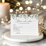 Papier Hiver conseils à feuillage persistant et souhaits<br><div class="desc">Conseils à feuillage persistant d'hiver et souhaits douche nuptiale Articles correspondants disponibles.</div>