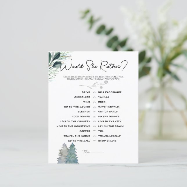 Papier Hiver Frosted - Argent - Elle Préférerait Jouer (Debout devant)