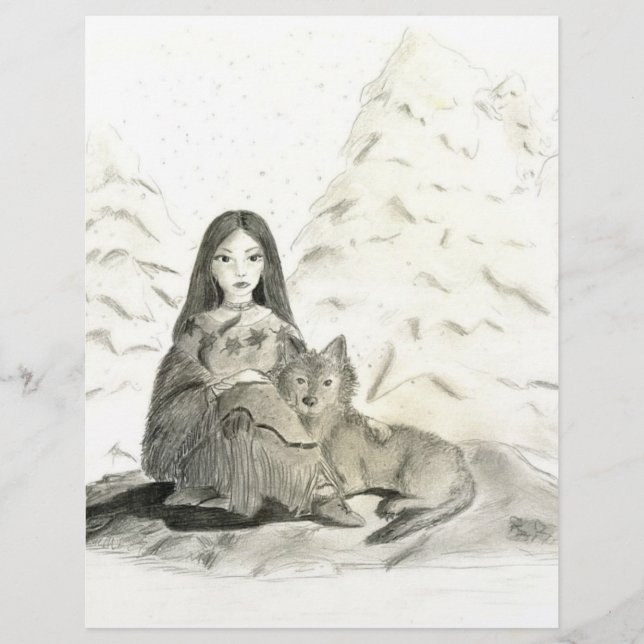 Papier Hiver indien (Devant)