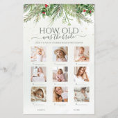 Papier Hiver L'Âge Du Jeu De Fête des mariées De Mariée (Devant)