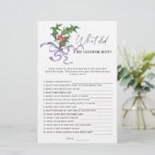 Papier Hiver Qu'est-ce que le marié a dit jeu nuptial (Debout devant)