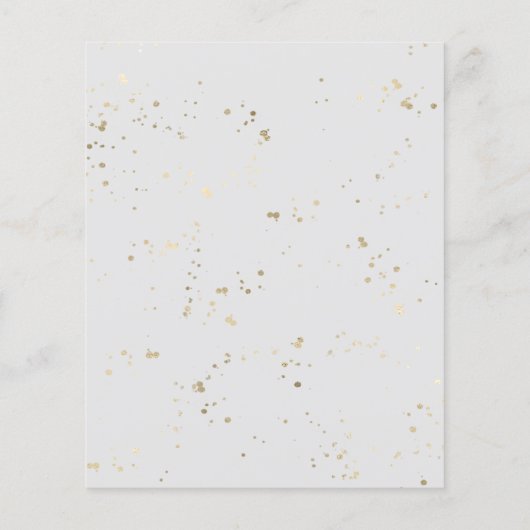 Papier Hiver Rien De Fancy Just Love Mariage Invitations (Dos)