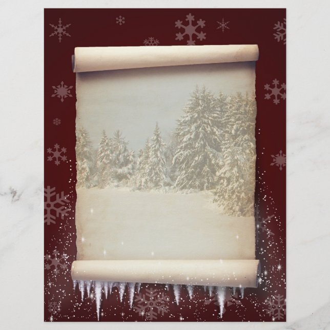 Papier Hivernment Parchment Illustration (Devant)