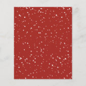 PAPIER | Holiday Open House Party Red Flyer (Achterkant)