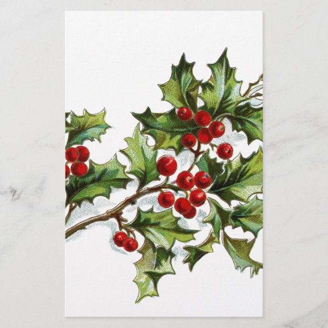 Papier Holly Berries 001 (Devant)