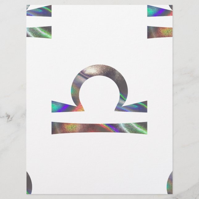 Papier hologramme Libra (Devant)