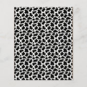 Papier Holy Cow It's a Girl Cute Cow (Dos)