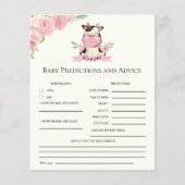 Papier Holy Cow It's a Girl Cute Cow (Devant)