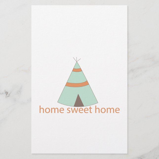Papier Home Sweet Home (Devant)