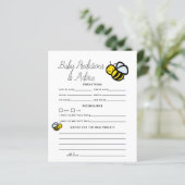 Papier Honey Bee White Baby Prédictions et conseils (Debout devant)