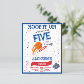 Papier Hoop It Up Rookie Basketball Budget Anniversaire (Debout devant)