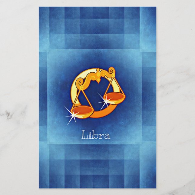 Papier horoscope de libra (Devant)