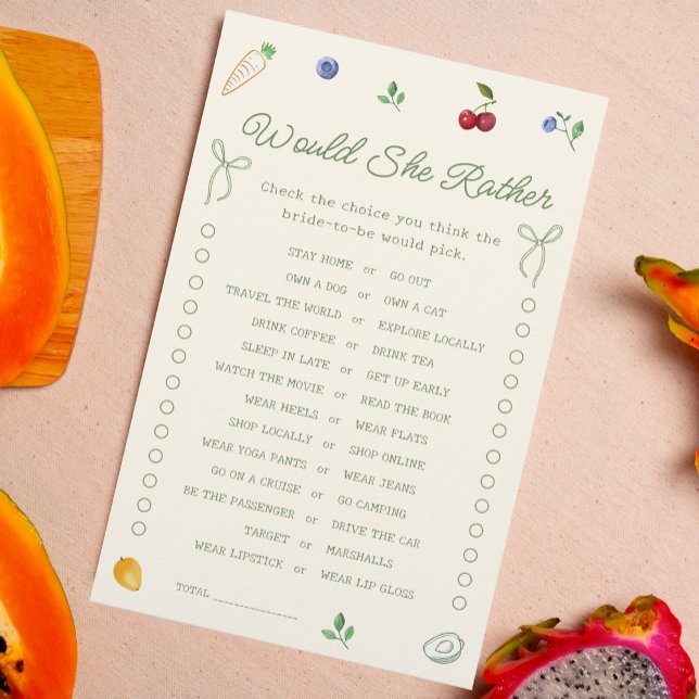 Papier Hors du marché nuptiale douche aurait-elle préféré (Créateur téléchargé)