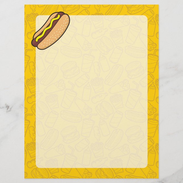 Papier Hotdog (Devant)