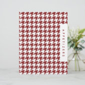 Papier Houndstooth séparateur de recette / Apéritifs / Pe (Debout devant)