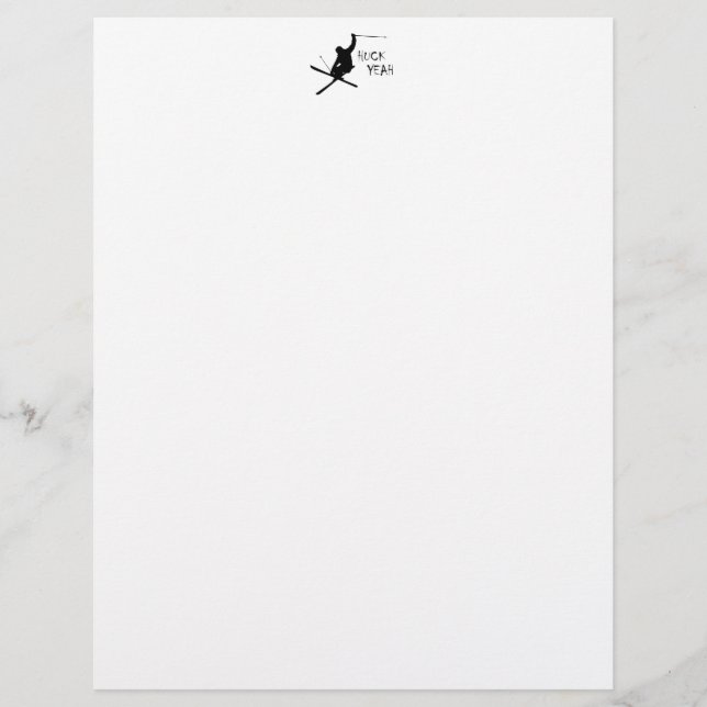 Papier Huck Ouais (Ski) (Devant)