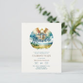 Papier Hug from Heaven Celebration of Life Memorial Poem (Debout devant)