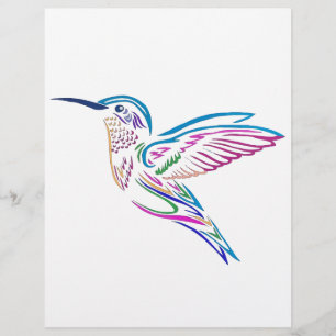 Papier Humming Bird