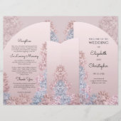 Papier Hyacinthes roses poussiéreuses (Devant)