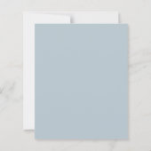 Papier Hydrangea Bleu Budget Fête de Mariage Rayure Côtiè (Dos)