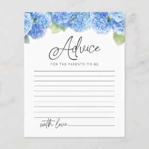 Papier Hydrangea Blue Flowers Conseil Parents Baby shower
