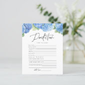 Papier Hydrangea Blue Prédiction Pour Les Jeux De Baby sh (Debout devant)