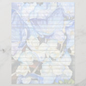 Papier Hydrangea Lined Stationnaire (Devant)