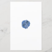 Papier Hydrangeas Aquarelle Devine Qui Fête des mariées J (Dos)