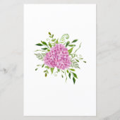 Papier Hydrangeas Roses Devinez Qui Douche de Jeu (Dos)