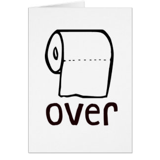 Papier hygiénique de TP au-dessus de carte