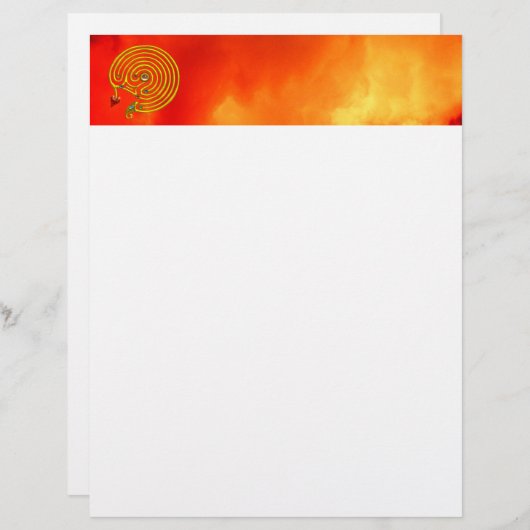 PAPIER HYPER LABYRINTH (Devant / Derrière)