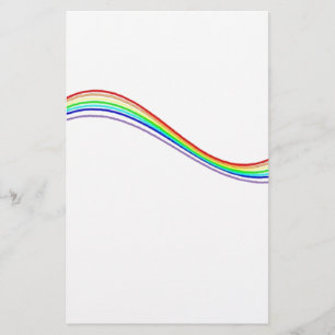 Papier hyperbole arc-en-ciel