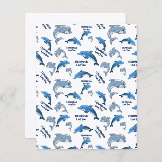 Papier I DOLPHINataimez-vous : (Devant / Derrière)