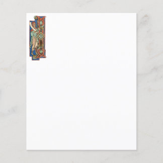 Papier I initial éclairé