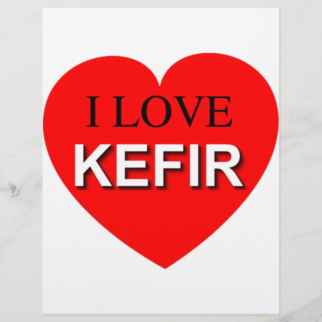 Papier I Love Kefir (Devant)