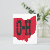 Papier I Love My Ohio Home Script Ohio Buckeye State (Debout devant)