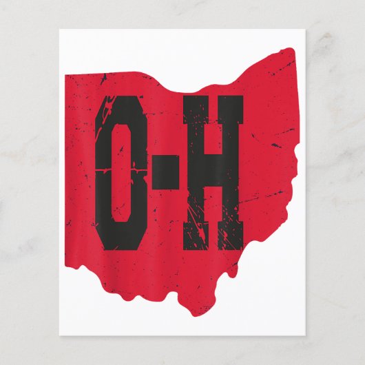 Papier I Love My Ohio Home Script Ohio Buckeye State (Devant)