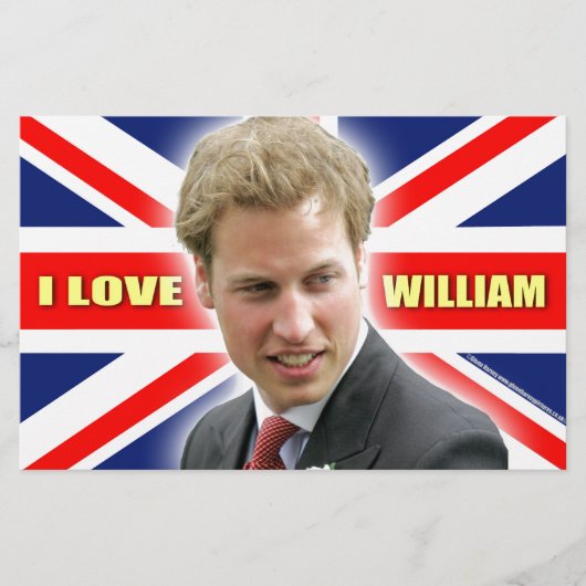 Papier I Love William (Devant)