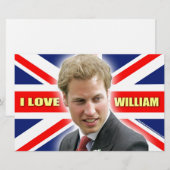 Papier I Love William (Devant / Derrière)