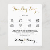 Papier Icon Wedding Itinerary (Devant)