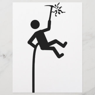 Papier icône alpiniste