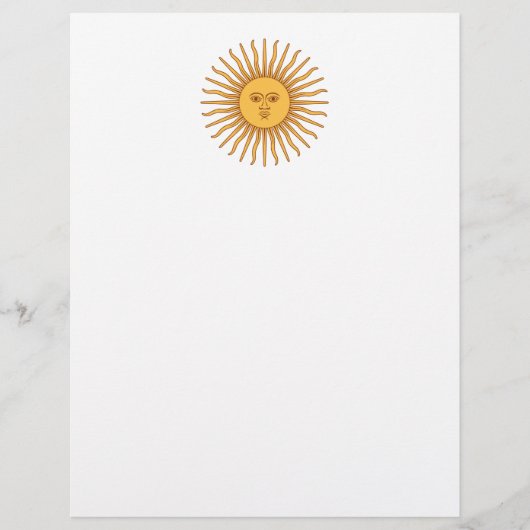 Papier Icône de décoration du soleil arrive (Devant)