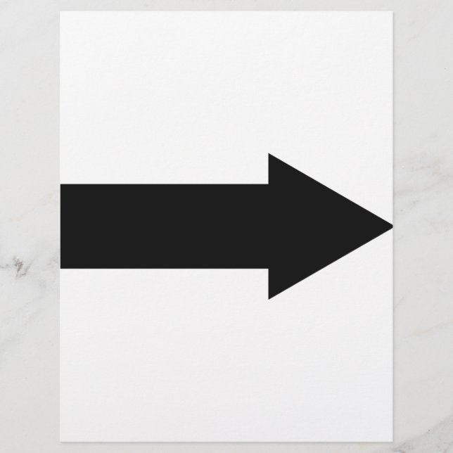 Papier icône de flèche noire droite (Devant)