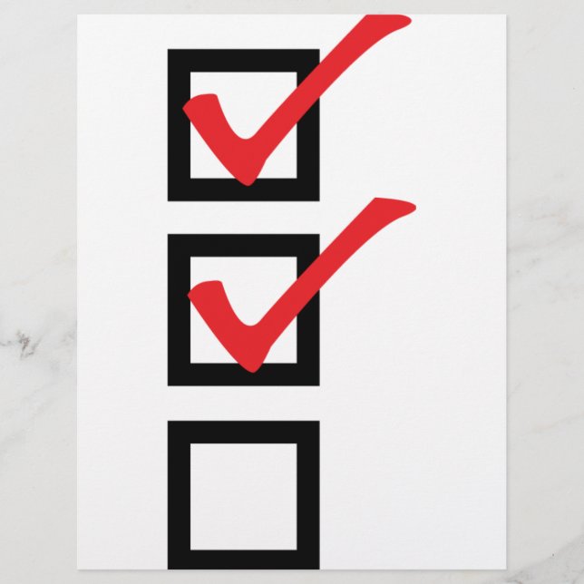 Papier icône de liste de contrôle (Devant)