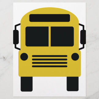 Papier icône du bus scolaire